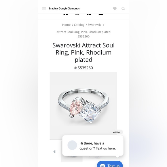 Swarovski ring - Picture 2 of 4